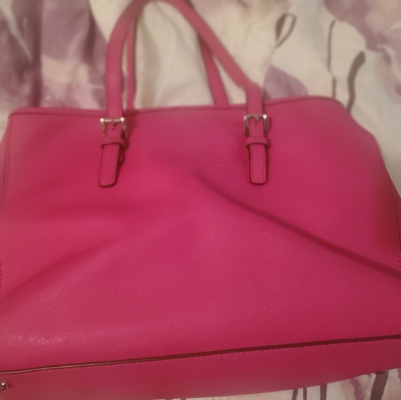 Michael Kors Fuschia Pink Tote - Picture 3 of 4